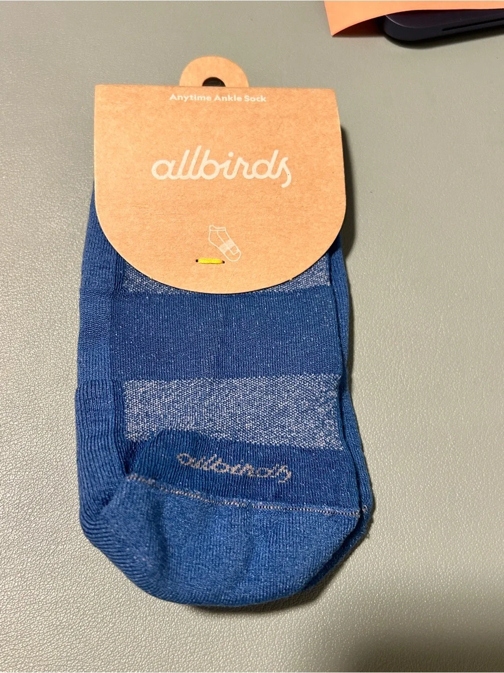 allbirds Blue Anytime Ankle Socks - Low-Cut Athletic Pair
